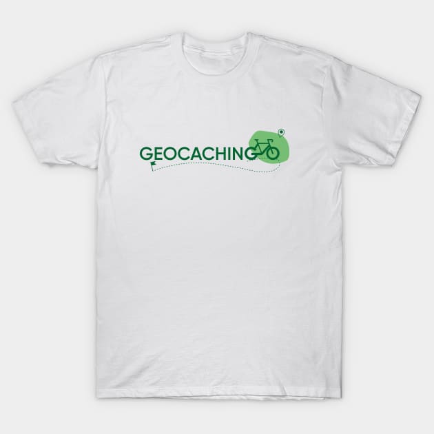 geocaching bike T-Shirt by Lins-penseeltje